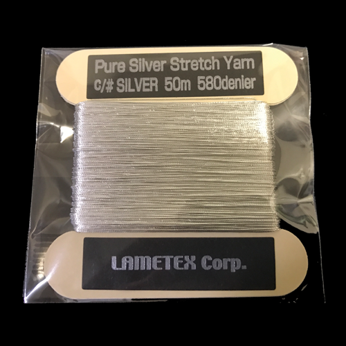 PURE SILVER STRETCH-LAME